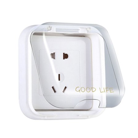 Stikkontakter Kontakt Beskyttelsesboks El-stik Dæksel HVID