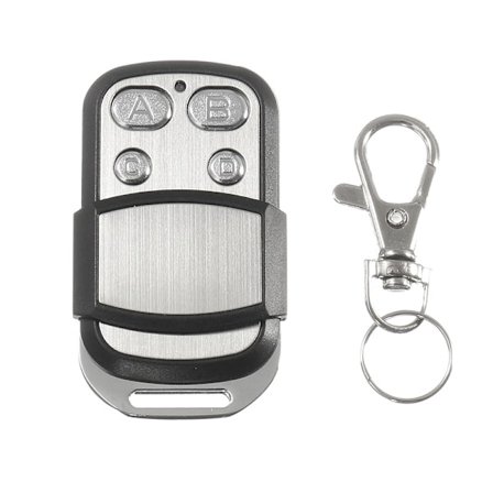 Universal portåpner fjernkontroll, 2 stk Universal trådløs bilnøkkel fjernkontroll for bil garasjeport port Universal fjernkontroll 433