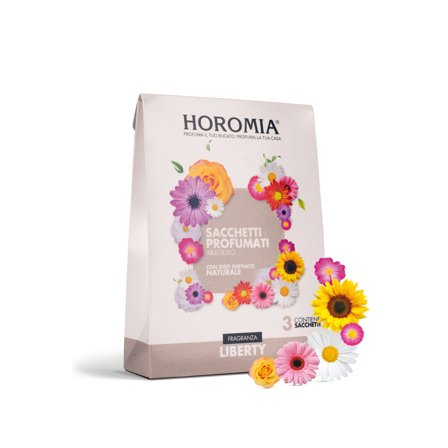 HOROMIA Sacchetti Profumati Riso Profumato Liberty 3pz - Prodotti bucato