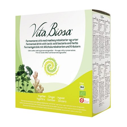 Vita Biosa Fermenteret Drink med Mælkesyrebaktier Ingefær Ø 3 l, Helse & Madvarer, Drikkevarer, Øvrige Drikkevarer