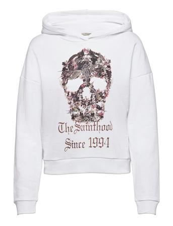 Skull Sasha Hoody White AllSaints