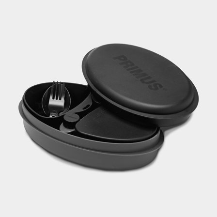 Kit pranzo / kit pasto Primus Meal Set Black, 8 pezzi