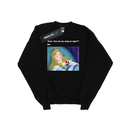Disney Herr Sleeping Beauty Meme Sweatshirt S Svart