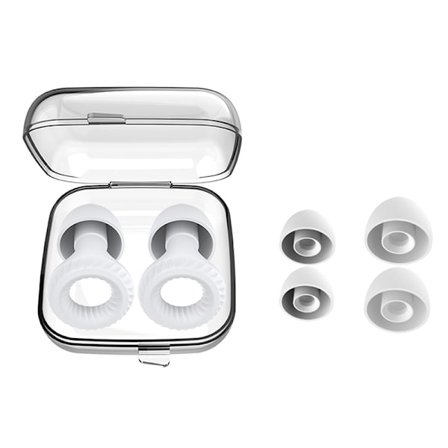 Pehmeät silikoniset melua vaimentavat korvatulpat