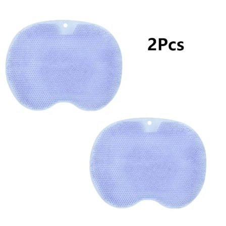 2-pak brusebad ryg- og fod børste, vægmonteret rygbørste silikonebad massagepude med sugekopper, badeværelses vaskefodsmåtte