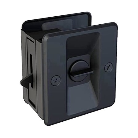 Låsbart dørhåndtak for skyvedør med trekkhåndtak for rask og enkel installasjon, svart dørhåndtak for skyvedør - Excellence