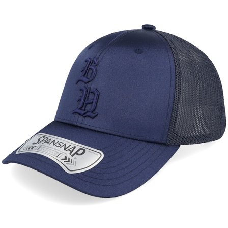 Bauer - Ble trucker Czapka Z Daszkiem - Satin Cap Navy Trucker @ Hatstore
