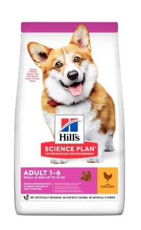Hill's Science Plan Small & Mini Adult, Kylling Tørrfôr til Hund - 1,5kg