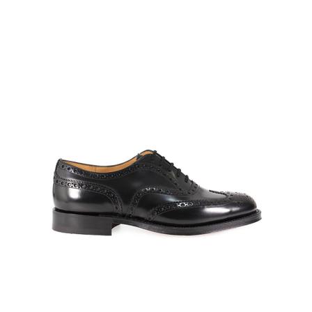 Church's, Burwood Oxford Shoes Czarny, Mężczyzna, Rozmiar: 41 EU