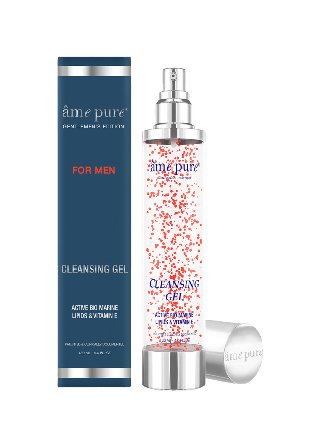 Âme Pure Gentlemen Cleansing Gel, Lipids & vitamin E, 120ml Ansikte Herr Silver