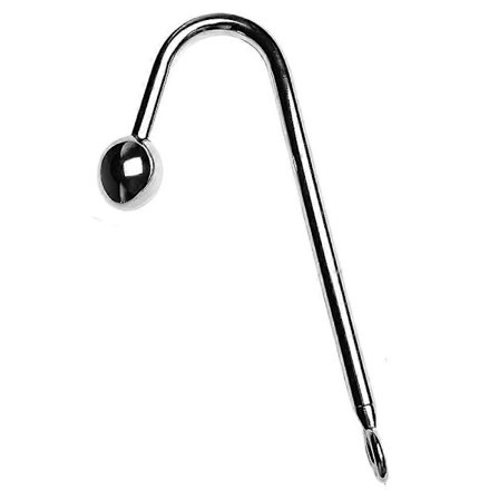 Utbytbar Metall Rostfri Analkrok Enkel Kulspärla Metall Böjd Krok
