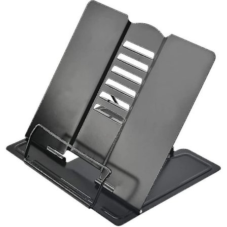 Foldbar og justerbar metalbogreol læsestativ