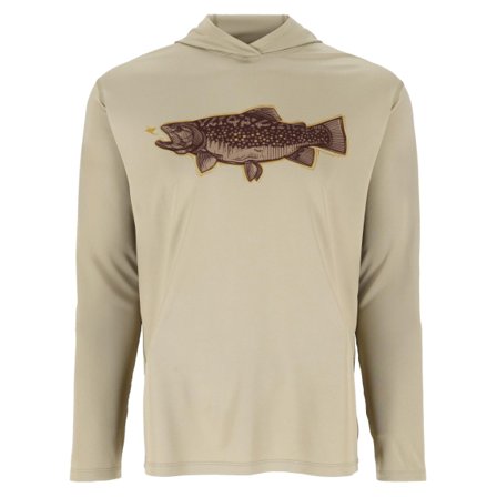 Simms Tech Hoody - Artist Series Stone Trout Fly - XL