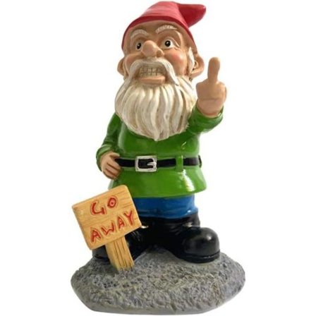 Hagenisse, morsom hagedekorasjon GNOME mann, hagenisse