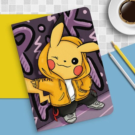 Stilrent skal för iPad Air 1/Air 2 Mini Söt Pikachu Tecknad