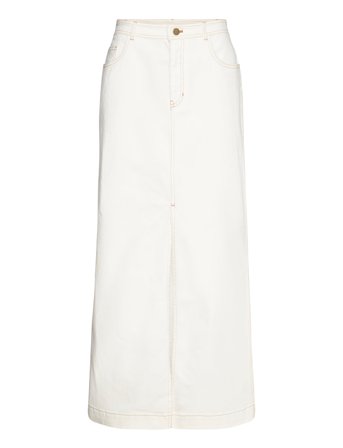 Classic Jeans Skirt White H2O Fagerholt