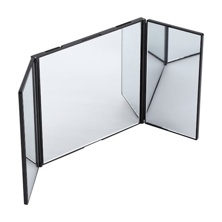 Vikbar Sminkspegel för Solskydd Bil Interiör Enkel Montering Dekorativt Tillbehör