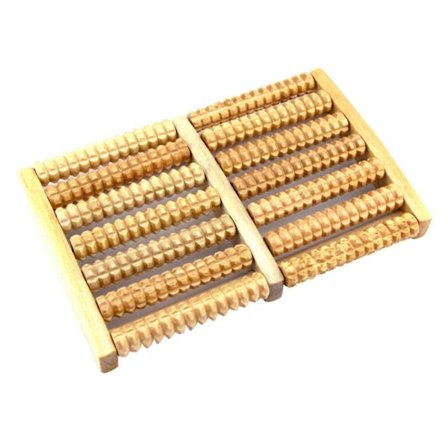 7 Rivin Plantar Fasciitis -hierontalaite, Itsehoitolahja, Puinen Hierontatyökalu, Akupistejalkarulla