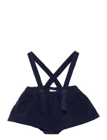 Baby Corduroy Skirt W. Bloomers Shorts Bloomers Marineblå Copenhagen Colors
