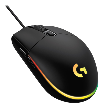 Logitech Gaming Mouse G203 LIGHTSYNC - mus - USB - svart