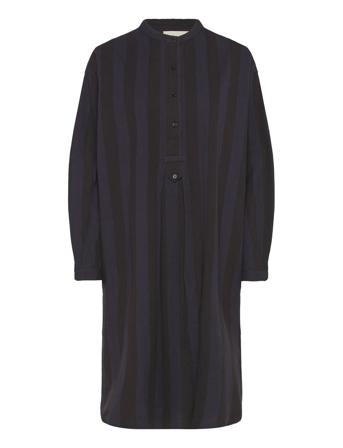 Alright Shirtdress Stripe Moshi Moshi Mind Black