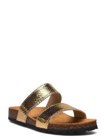 Biabetricia Twin Strap Sandal Shoes Summer Shoes Flat Sandals Gull Bianco