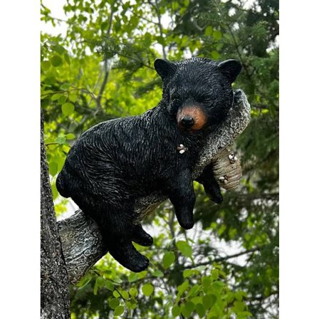 1 Stykke Figurer Harpiksbjørn Hængende Fra Træ Sovende Harpiks