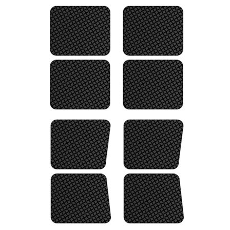 Back Buttonn Pads Skyddsdekaler Gummikuddar