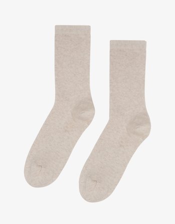 Women Classic Organic Sock - Ivory White - One Size