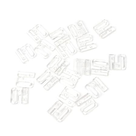10 x Craft plast rektangel tap kroge & låsesyning på badedragt bh BIKINI