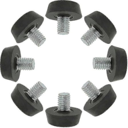 M8 X 10 X 22mm Huonekalujen Liukujalka Säädettävä Jalka Lattiasuoja Pöydälle Työpöydälle Kaapin Jalalle 8 kpl