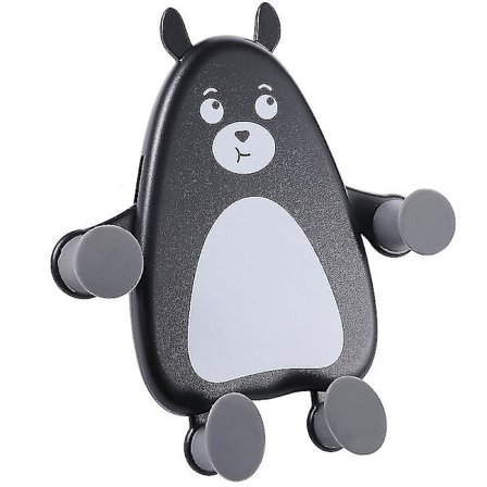 1pc Car Phone Bracket Air Outlet On-board Phone Holder Bear Shape Bracket