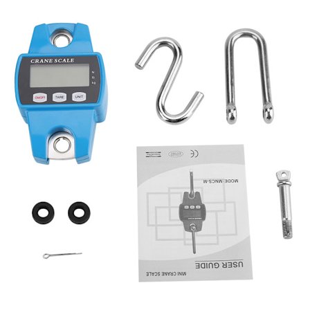 Digital Sky Blue 300KG Hængende Kranvægt Krog Vægtmåler