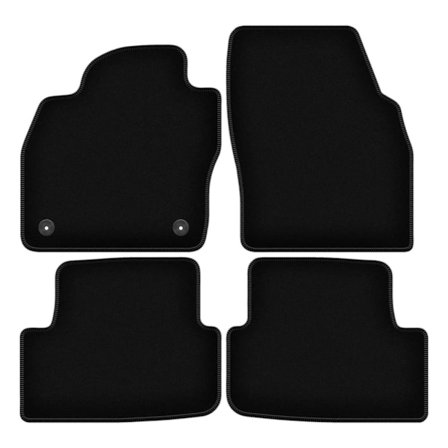 BASIC svarta velourmattor för: Seat Ibiza V halvkombi (2017-)_MGF