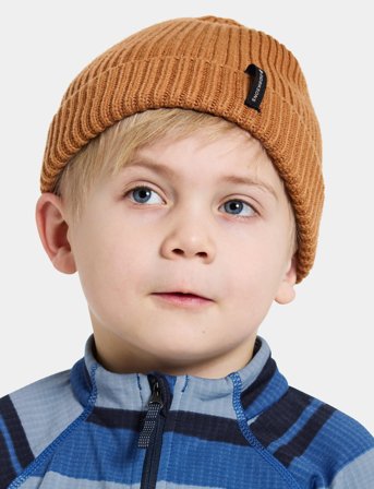 Didriksons Bus Kids Beanie 2 - Orange - 2-4