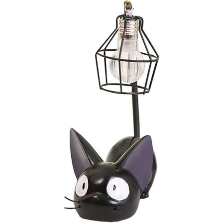 Nattlys i kattedesign, kreativ bordlampe til nattbordet, svart katteleke