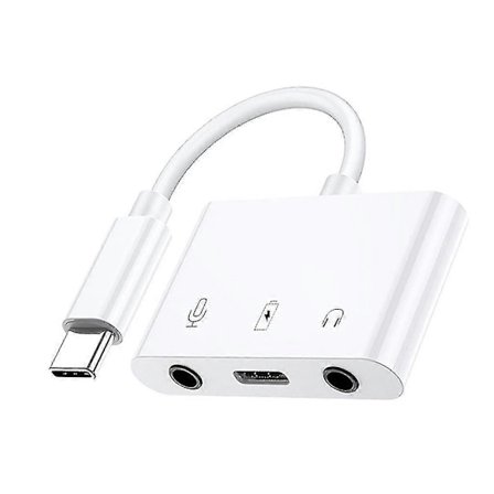 Usb C til lydkort Type-c Ekstern stereo lydadapter konverter plugg og for