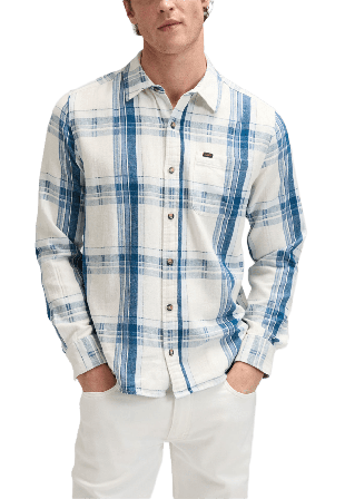 Lee Leesure Shirt Skjortor Herr Blå XL