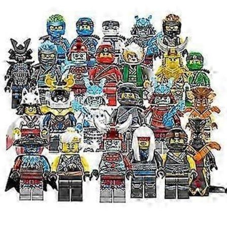 Set med 24 st Ninja-minifigurer