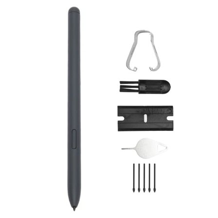 Tab S6 Lite Stylus Penn - Høysensitiv smart penn med 5 spisser for SM P610 SM P615 nettbrett - Eksakt størrelse, slitesterk plast - Svart