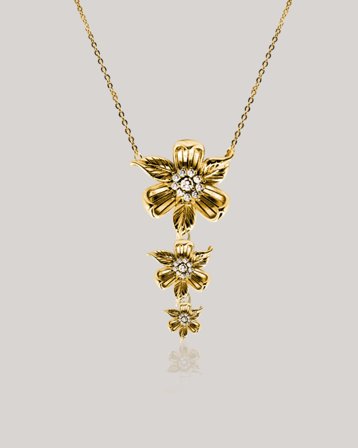 IOAKU SAKURA NECKLACE Golden Schmuck Mädchen - Kids Brand Store