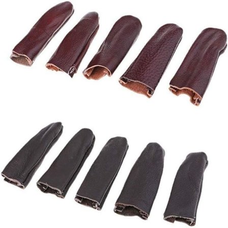 Thimble Thimble Finger Læder Thimble Finger