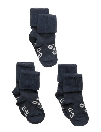 Sora 3-Pack Sock Socks & Tights Baby Socks Sininen Hummel