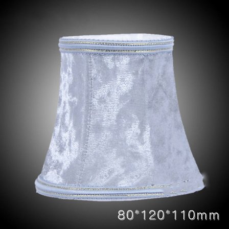 Lampeklud Clip Klud Lampeskærm SØLV