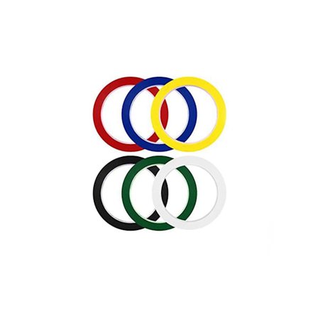 6 Pak Violin Fingerbræt Tape, Cello Tape Instrument Fingerings Tape Violin Tape Til Begyndere (6 Farver)