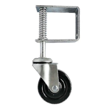 4 Tommer Hårdt Gummi Lydløs Portdør Hjul Rulle