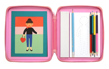 MINI Aktivitetspakke Fashionista Design-og-tegn 5+