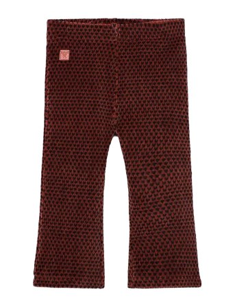Stretch Corduroy Leggings Burgundy Boboli