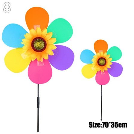 Färgglada djurväderkvarnar Layout Pinwheels Leksaker 8 8