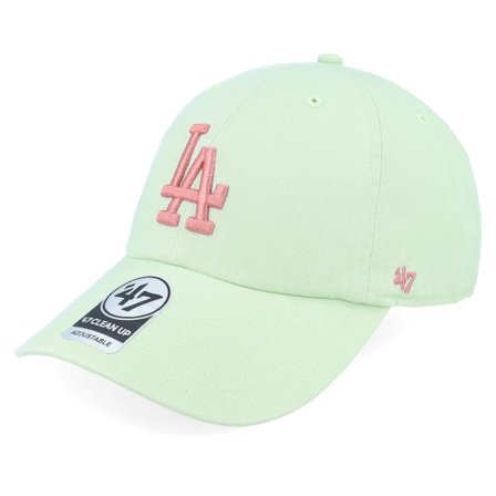 47 Brand - MLB Verde unconstructed Boné - Los Angeles Dodgers Clean Up Aloe Dad Cap @ Hatstore
